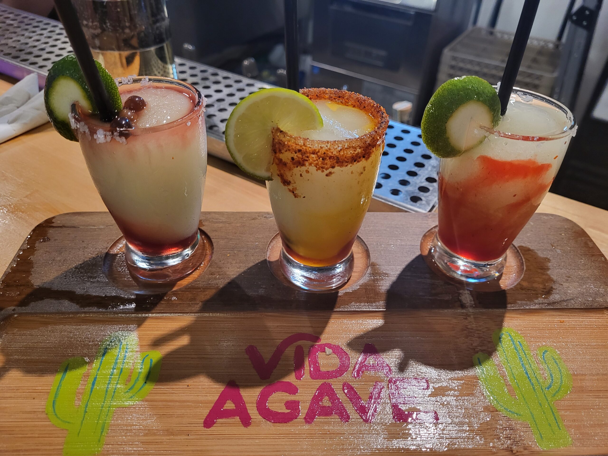 Flight of Galveston Tequila